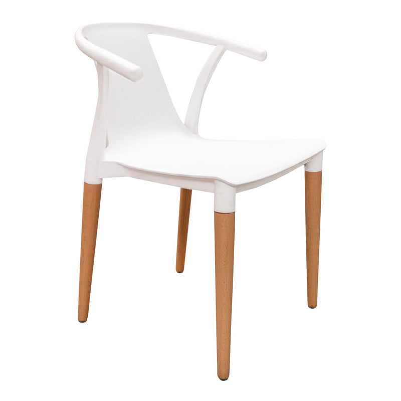 Wishbone silla blanca