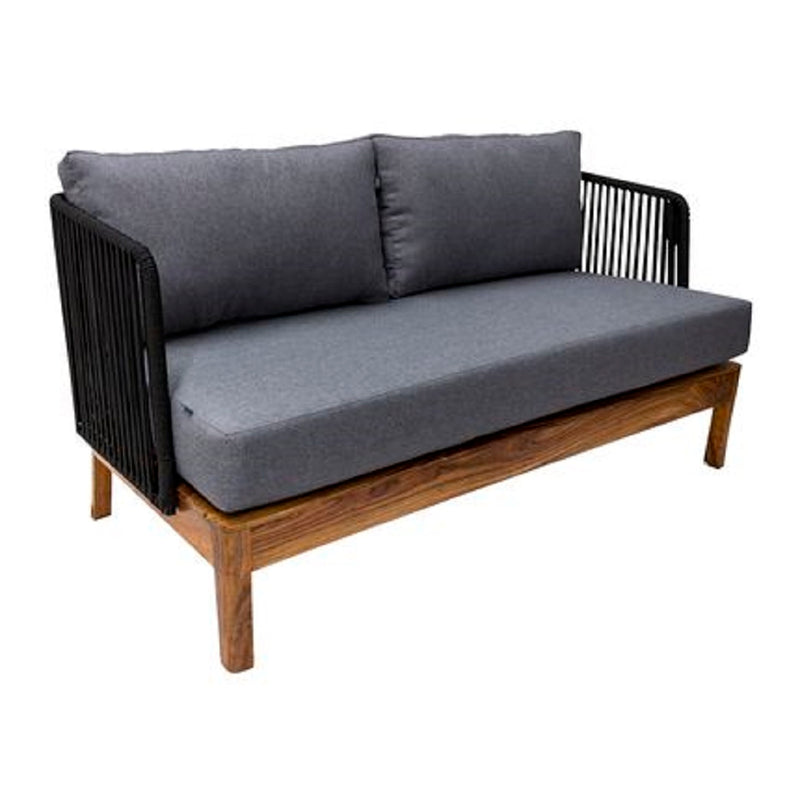 Oaxaca love seat cuerda negro