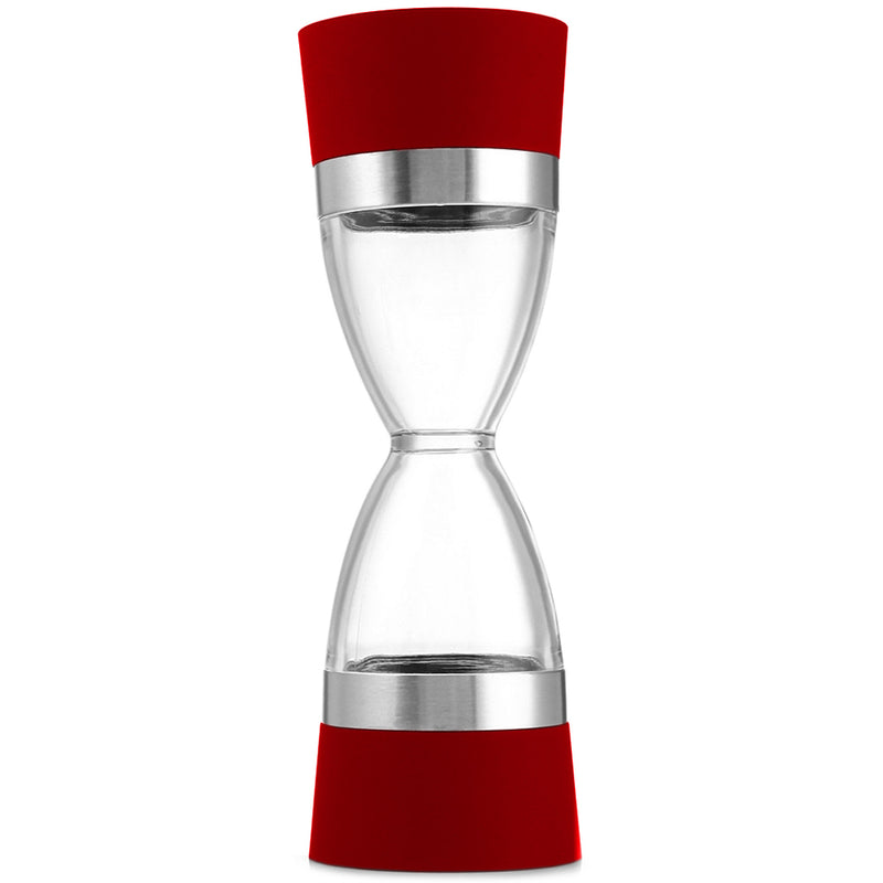 Molino Pimienta Doble Hourglass Rojo // MP